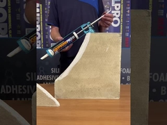 निर्माण परियोजनाओं में गैर-ज्वलनशील और ≤1 मिमी स्लमपेबिलिटी के लिए 590 मिलीलीटर क्षमता एसिड सिलिकॉन सीलेंट