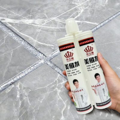 अच्छी कीमत 400 मिलीलीटर रसोई टाइलों के अंतराल बाथरूम फर्श समर्थन OEM कोई दरार नहीं चमकदार गोंद चिपकने वाला ऑनलाइन