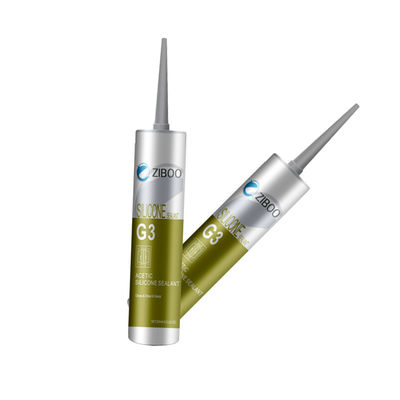 वाटरप्रूफ 300ml एसिटिक सिलिकॉन चिपकने वाला ग्लास गोंद एल्यूमीनियम वॉश बेसिन