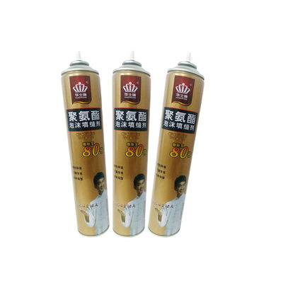 अच्छी कीमत 750ml पु फोम सीलेंट रेफ्रिजरेटर के लिए यूरेथेन फोम चिपकने वाला ऑनलाइन