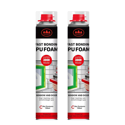 अच्छी कीमत Expansion 50 Times Polyurethane Foam Sealant with CAS 51852-81-4 and White Colour ऑनलाइन