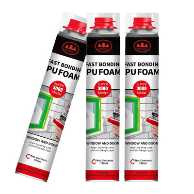 अच्छी कीमत OEM 750ml Wholesale White Polyurethane Mounting Pu Foam Sealant ऑनलाइन