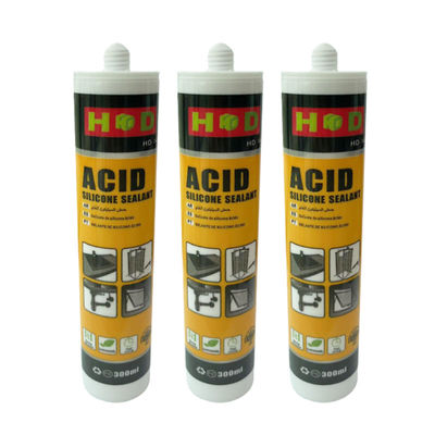 वाटरप्रूफ 300ml एसिटिक सिलिकॉन सेलेन्ट सफेद बाथरूम रसोई खिड़की