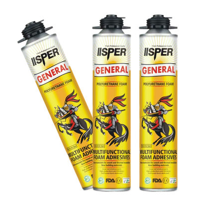 750ml पॉलीयूरेथेन फोम सीलेंट दरवाजा और खिड़की गैप फिलिंग रूफ वॉटरप्रूफिंग सीलेंट
