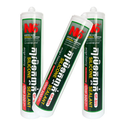 अच्छी कीमत सफेद स्पष्ट जलरोधक एसीटोक्सी एसिड सिलिकॉन सीलेंट बाथरूम कांच की स्थापना ऑनलाइन