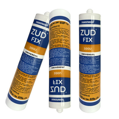 निर्यात बहुक्रियाशील सीलेंट 300 एमएल फास्ट क्यूर 100% सिलिकॉन सीलेंट निर्माण के लिए चिपकने वाला तटस्थ सिलिकॉन